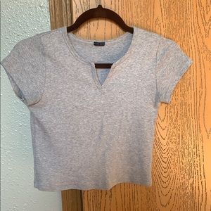 Brandy Melville Mid Length Cropped Tee